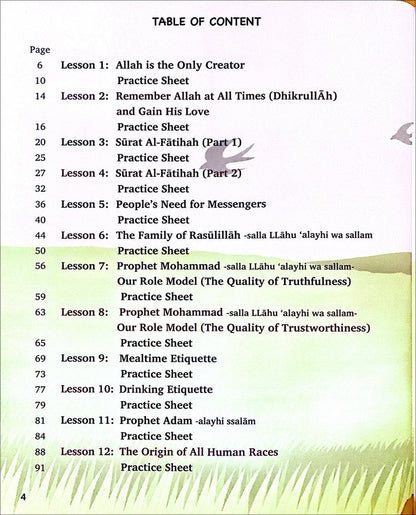Kalimah Tayibah Workbook: Level 1 (English Edition)