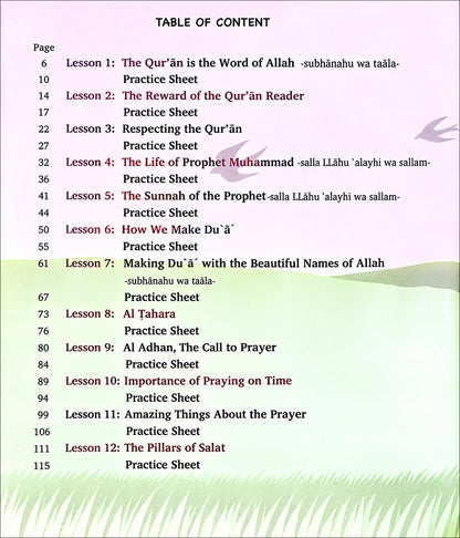 Kalimah Tayibah Workbook: Level 3 (English Edition)