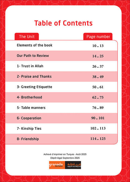 Sabilouna Islamic Education: Level 1 (English Version)