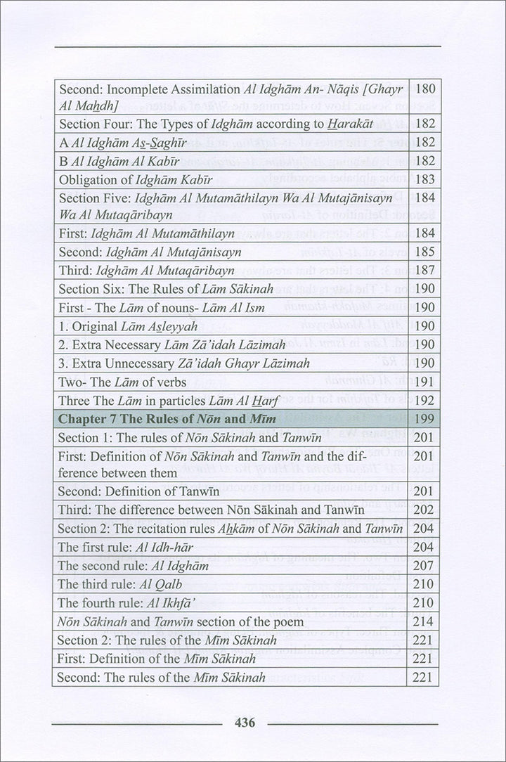 The Enlightenment - Tajweed Rules (English)