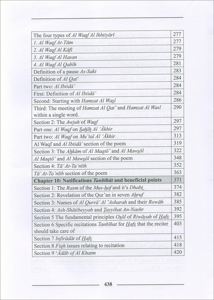 The Enlightenment - Tajweed Rules (English)