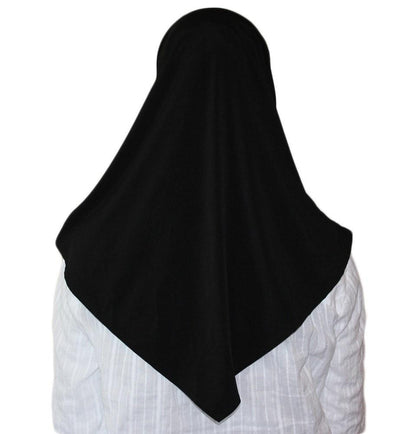 Firdevs Practical Hijab Scarf & Bonnet - Black - east-west-souk