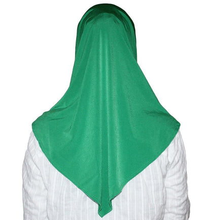 Firdevs Practical Hijab Scarf & Bonnet - Bright Green - east-west-souk