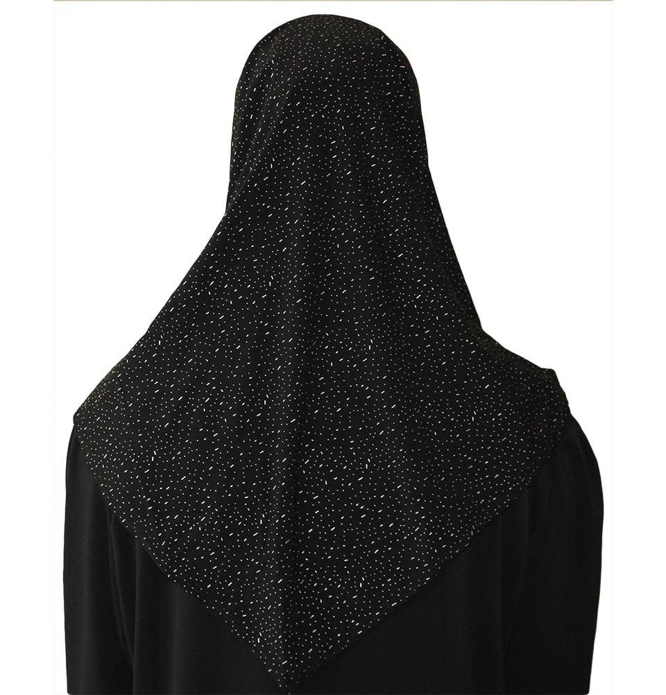 Firdevs Practical Hijab Scarf & Bonnet - Raindrop Black - east-west-souk