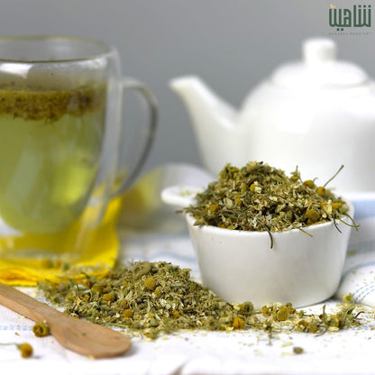 Shaheen Organic Chamomile Flowers - 5.82oz - بابونج - Premium Herbal - Extra Grade Dried Chamomile Herbal Tea