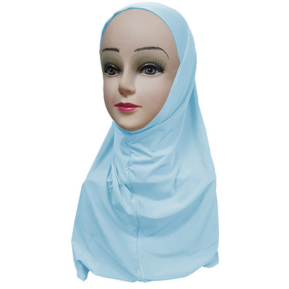 Women's Lycra Amira Hijab One Piece - Plain Color