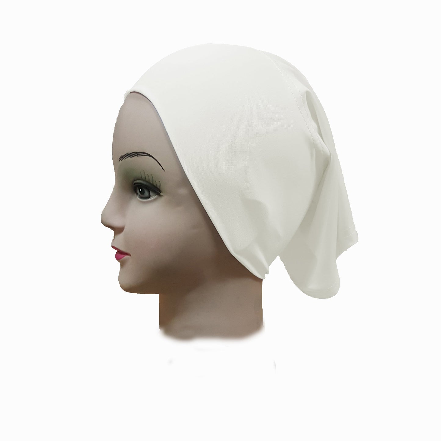 Women's Lycra Knit Tube Under Scarf - Plain Color