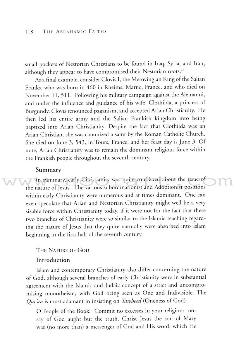 The Abrahamic Faiths: Judaism, Christianity, and Islam: Similarities & Contrasts