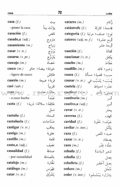 Motkan Pocket Dictionary Spanish-Arabic متقن الجيب