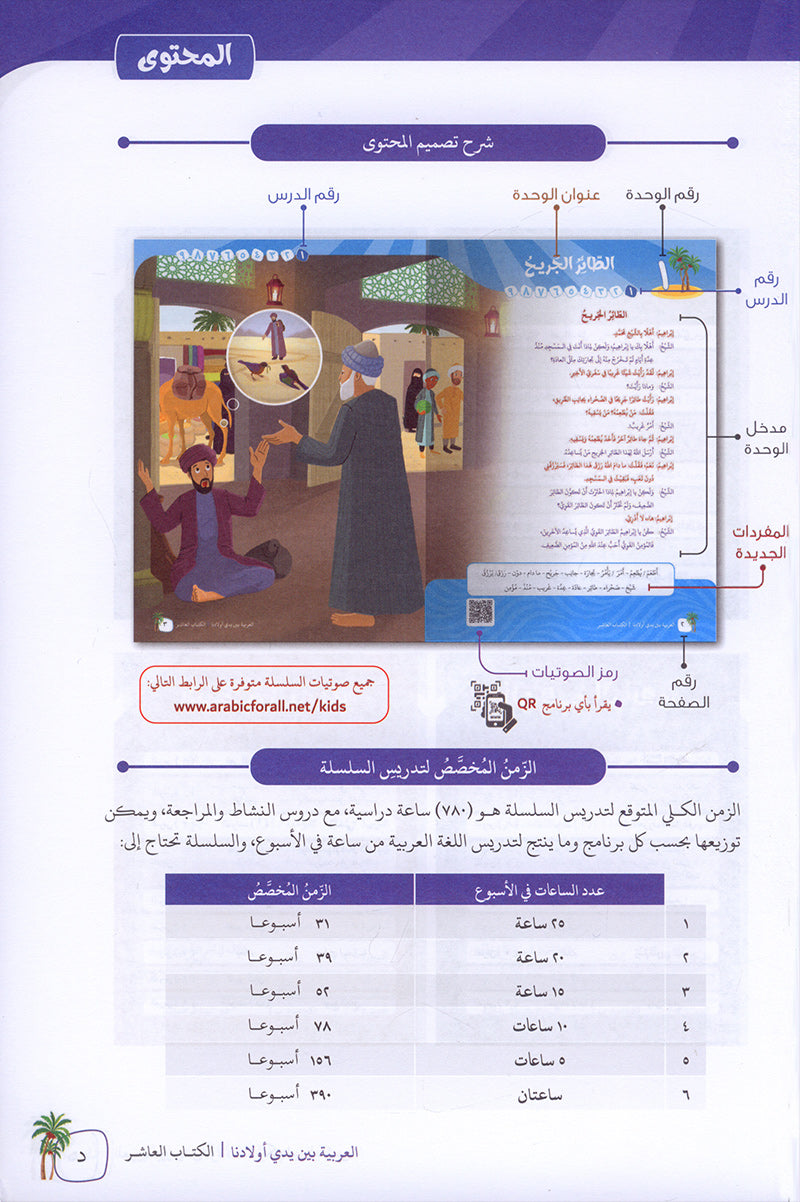 Arabic Between Our Children's Hands Textbook: Level 10 العربية بين يدي أولادنا