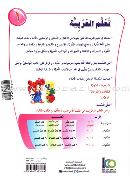 ICO Learn Arabic Teacher Guide: Level 1, Part 2 تعلم العربية
