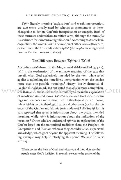 A Brief Introduction to Qur'anic Exegesis