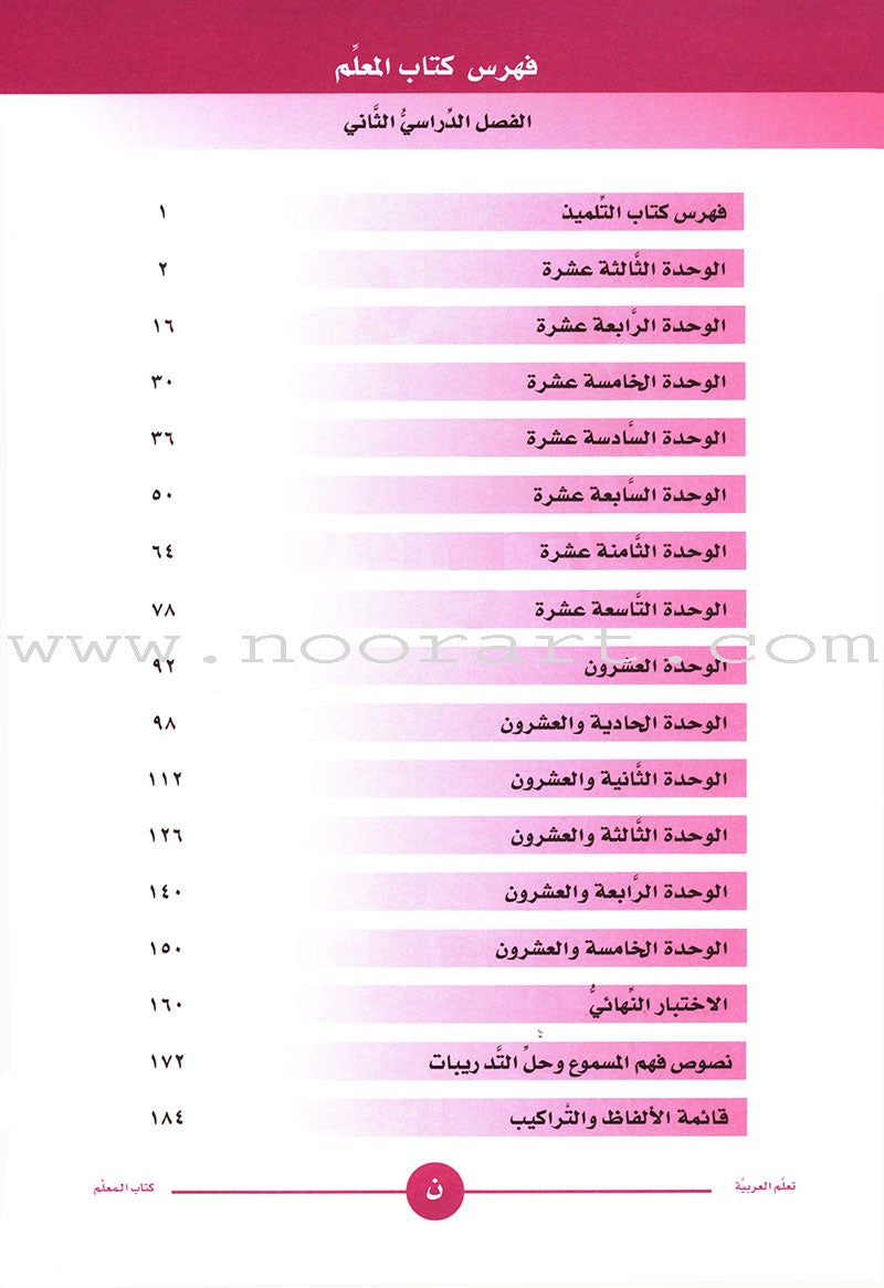 ICO Learn Arabic Teacher's Book: Level 1, Part 2 (Combined Edition) تعلم العربية