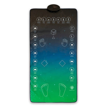 Smart Interactive Prayer Padded Mat for Adults & Reverts – Learn Surahs, Salah & Duas with 25 Touch Keys & Speaker – for Ages 8+