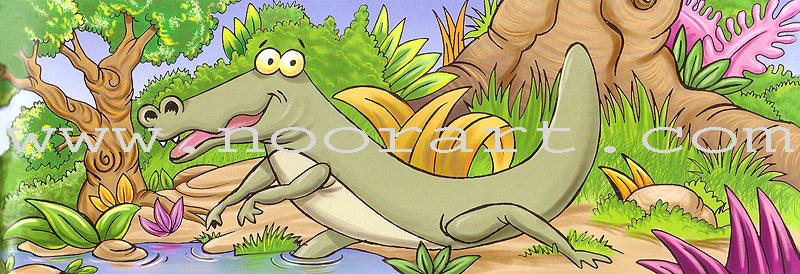 The Curious Crocodile (Hardcover) التمساح الحشري