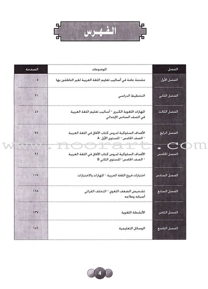 Horizons in the Arabic Language Teacher Book: Level 6 الآفاق في اللغة العربية كتاب المعلم