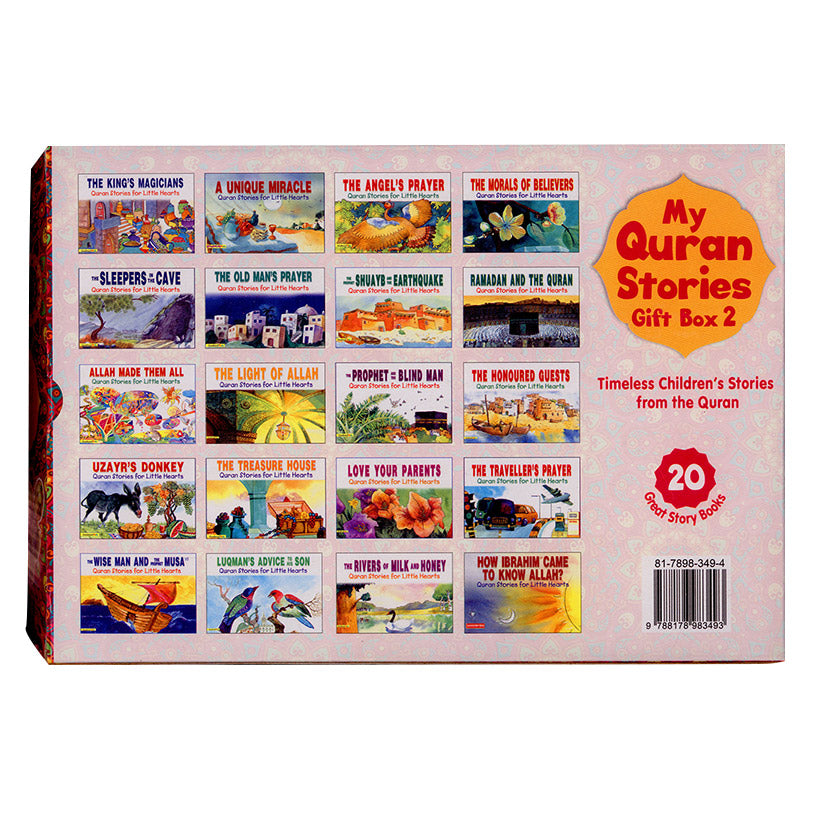 My Quran Stories Gift Box: 2 (20 Quran Stories for Little Hearts, Paperback)