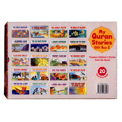 My Quran Stories Gift Box: 2 (20 Quran Stories for Little Hearts, Paperback)