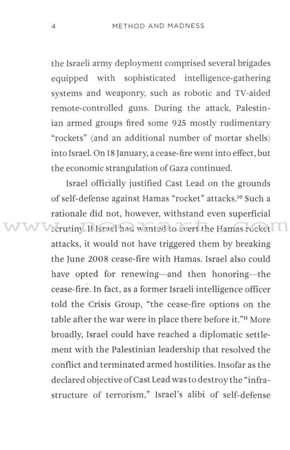 Method and Madness: The Hidden Story of Israel's Assaults on Gaza