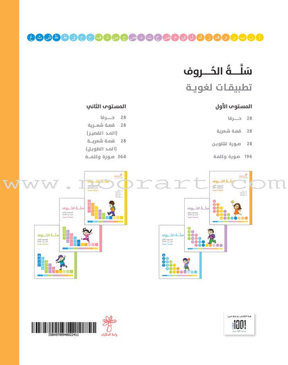 The Basket of Letters: Level 1 (3 Books) سلة الحروف (تطبيقات لغوية المستوى الاول)