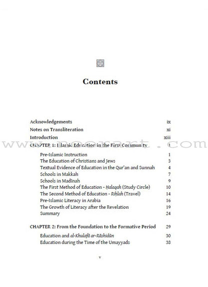 A Social History Of Education In The Muslim World (From the Prophetic Era to Ottoman Times)