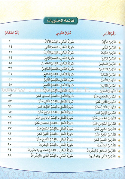 The Holy Qur'an Interpretation Series - Systematic Interpretation: Volume 10 سلسلة تفسير القراّن الكريم التفسير المنهجي