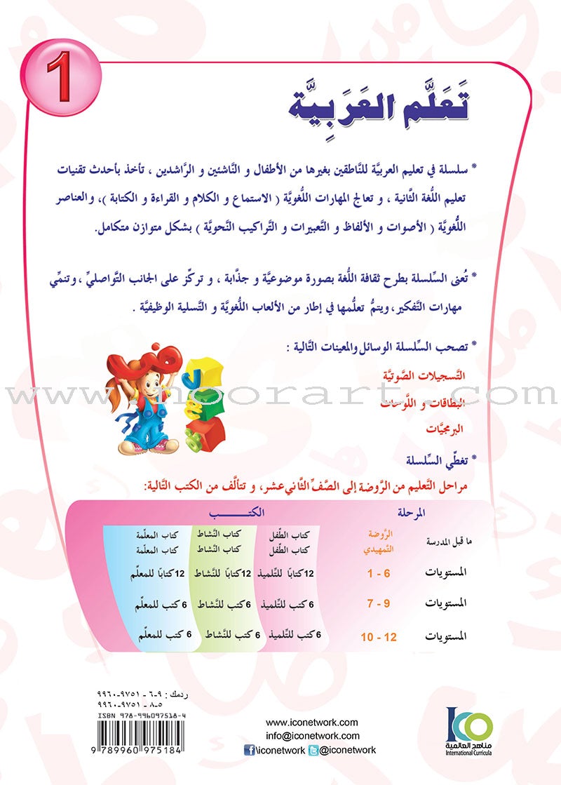ICO Learn Arabic Teacher's Book: Level 1, Part 2 (Combined Edition) تعلم العربية