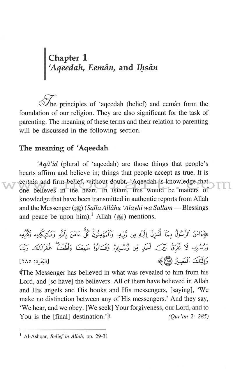 Nurturing Eeman in Children