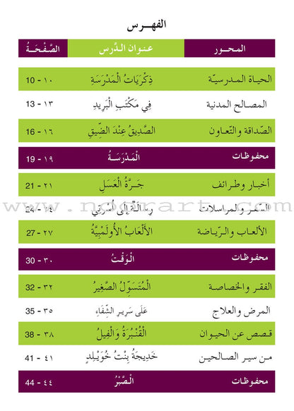 l Amal Series - Reading and Composition Textbook: Level 4 (Old Edition) سلسلة الأمل القراءة والتعبير
