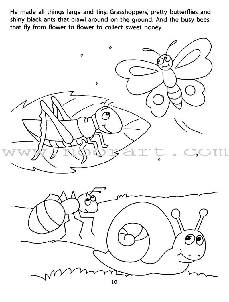 Children's Stories from the Qur'an: Big Coloring Book 1 (Black and White)