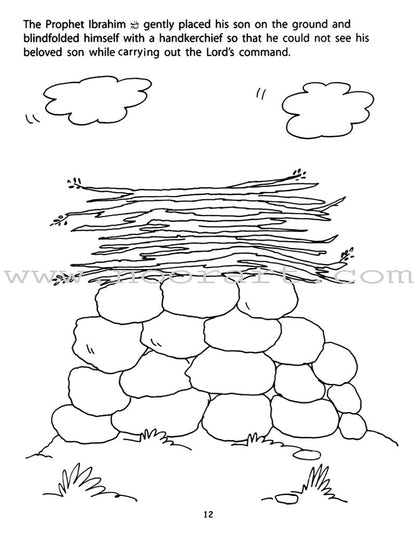 Children's Stories from the Qur'an: Big Coloring Book 2 (Black and White)