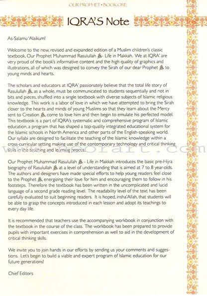 Sirah of Our Prophet Textbook: Grade 2