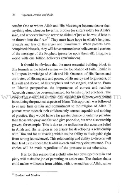 Nurturing Eeman in Children