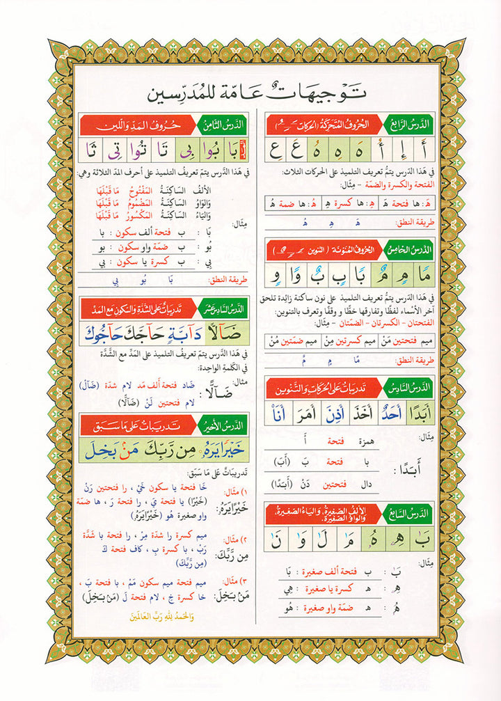 Al-Qaidah An-Noraniah - Juz' Amma with Suratul-Fatihah for Beginners with their application جزء عم مع سورة الفاتحة لتعليم المبتدئين و تطبيقاتها