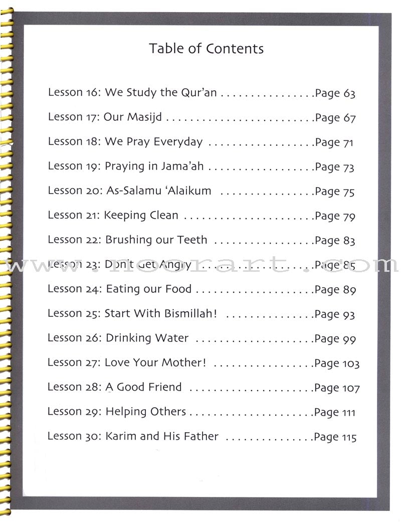 Muhammad Rasulullah The Last Prophet Workbook: Grade 1