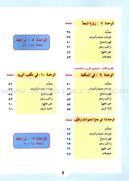 ICO Learn Arabic Textbook: Level 2, Part 1 (With Online Access Codes) تعلم العربية كتاب التلميذ