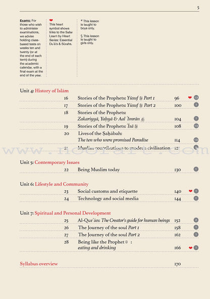 Safar Islamic Studies Textbook: Level 7