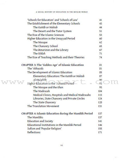 A Social History Of Education In The Muslim World (From the Prophetic Era to Ottoman Times)