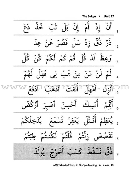 Graded Steps in Qur'an Reading (Teacher's/Self Study Edition)