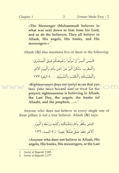 Eemaan Made Easy: Part 2 - Knowing the Angels الإيمان ميسراً - معرفة الملائكة