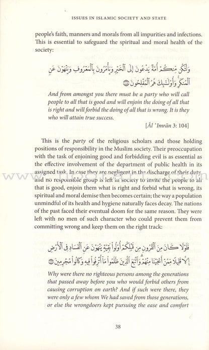 Issues in Islamic Society & State (Hardcover)