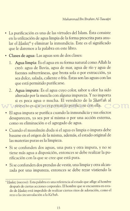 Los Ritos de Adoracion-Jurisprudencia Islamica Tomo I مختصر الفقه الاسلامي (كتاب العبادات )