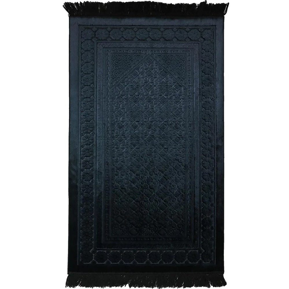Luxury Velvet Islamic Prayer Rug - 4 Different Colors