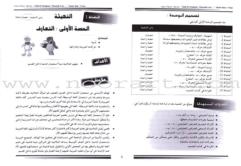 Arabic in Kindergarten Teacher's Book: Level 2  (4-5 Years) العربية في الروضة كتاب المعلم
