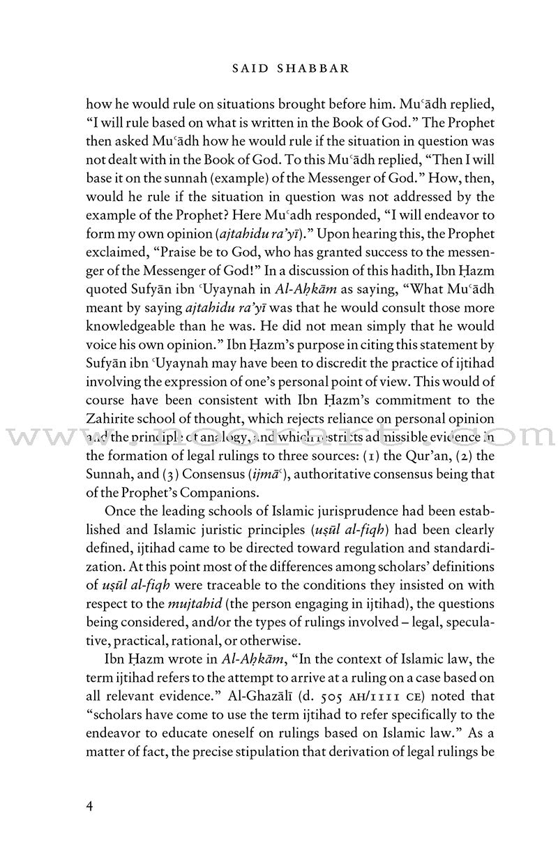 Ijtihad and Renewal