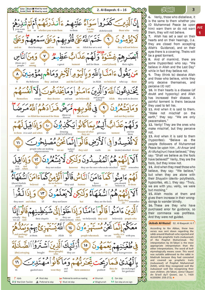 Al-Quran Al-Karim: The Noble Quran (Green, Large Size A4 (8.3” x 11.7"), Maqdis Quran)