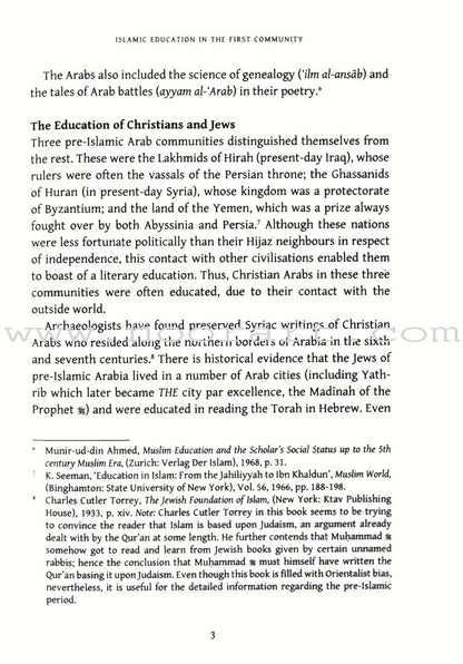 A Social History Of Education In The Muslim World (From the Prophetic Era to Ottoman Times)