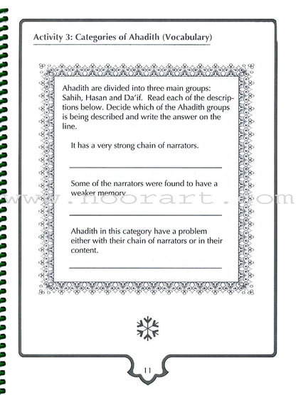 The Wisdom of Our Prophet (s) Workbook: Grade 4