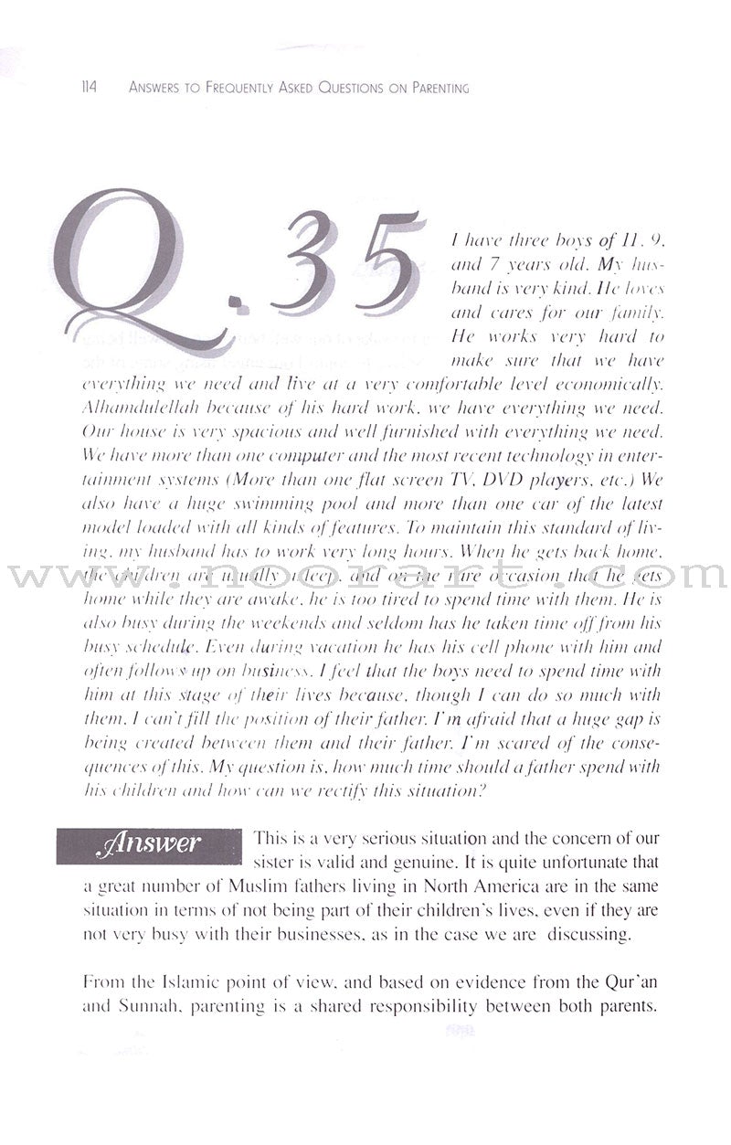 Answers to Frequently Asked Questions on Parenting: Part 2