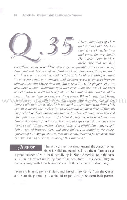 Answers to Frequently Asked Questions on Parenting: Part 2